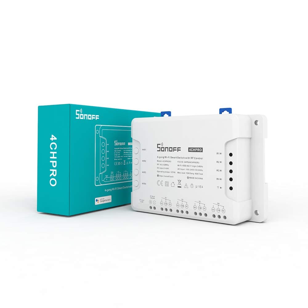 Sonoff 4CH Pro - 4 Gang Inching/Self-locking/Interlock WiFi RF Smart Switch — image 1