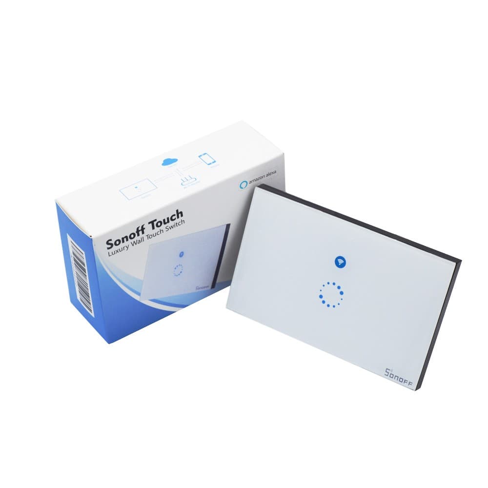 Sonoff Touch - Luxury Glass Panel Touch LED Light Switch — image 1