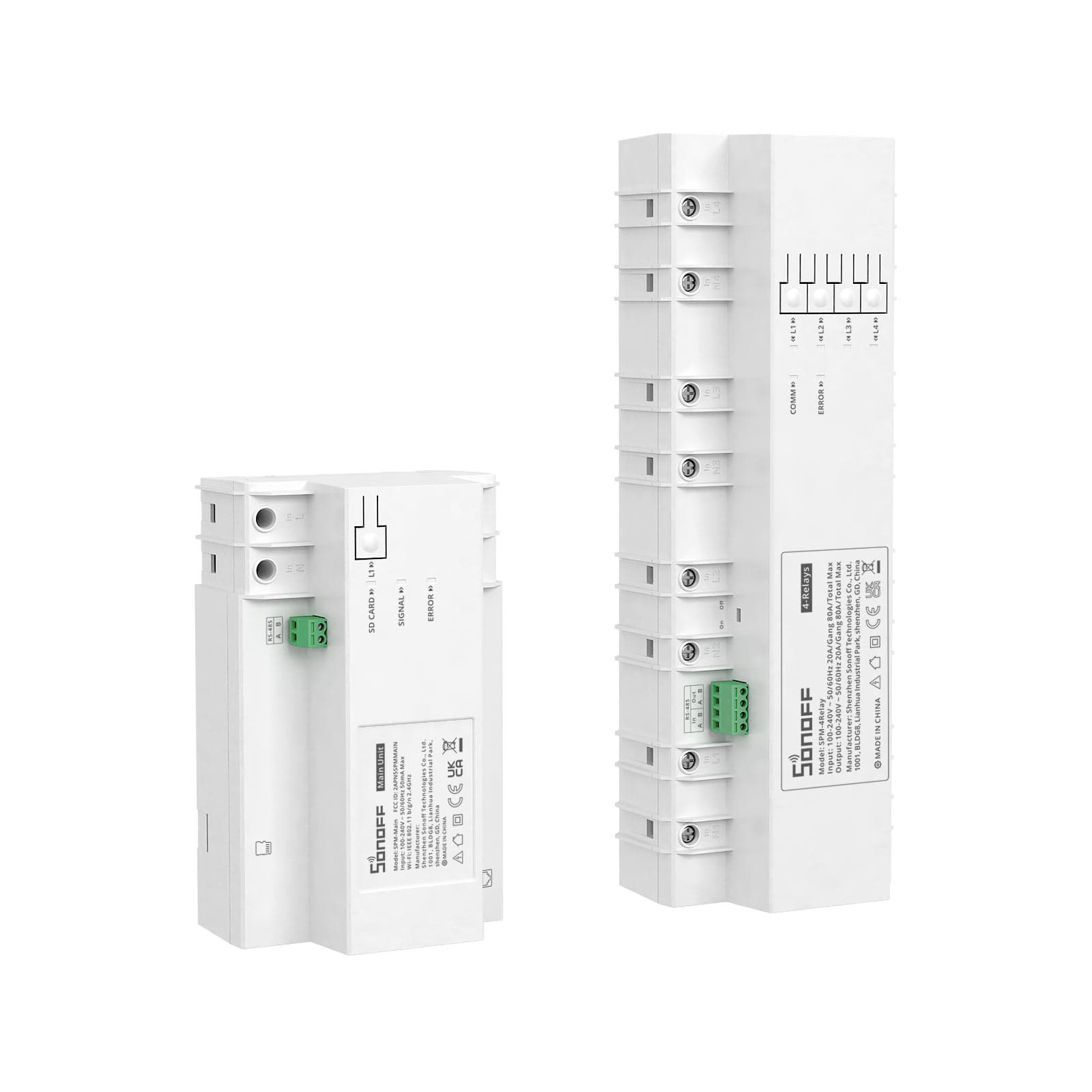 SONOFF SPM Smart Stackable Power Meter 20A/Gang Energy Consumption — image 1